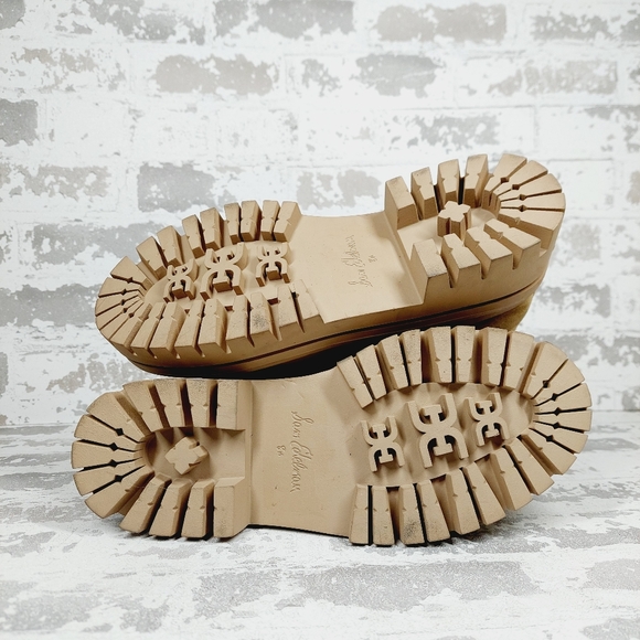 NEW Sam Edelman Kyler 2 Faux Shearling Platform Lace Up Ankle Bootie T76 - Picture 7 of 11